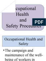 Occ Health Part1 Hazards & Risks