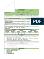 Plano de Ensino Farmacoterapia