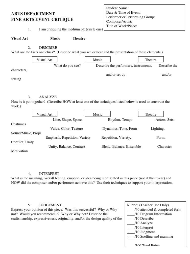 Concert Reports | PDF | Art
