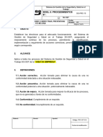 SGI-PRC-19 Procedimiento Acción Correctiva, Preventiva y de Mejora