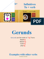 GERUNDS AND INFINITIVES