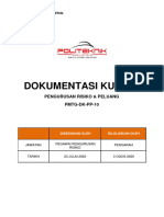 PMTG DK PP 10 Prosedur Pengurusan Risiko - 3 Ogos 2020