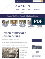 Remembrance and Remembering - Awaken
