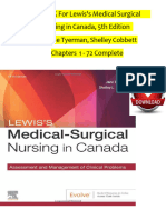 Test bank medical surgical nursing in canada 5th edition lewis