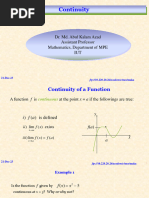 Lecture 2 Continuity and Differentiability