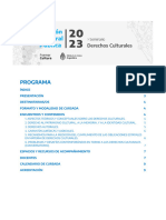 Programa 2023 Derechos Culturales