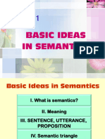 Unit 1, Basic Ideas in Semantics_handout