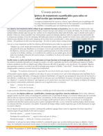 ¿Cómo Elaborar Objetivos de Tratamiento Cuantificables para Niños en Edad Escolar Que Tartamudean