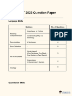 NMAT 2023 Question Paper