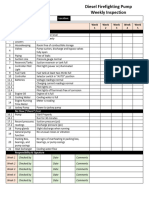 5.7.3 Diesel Elctrical Firefighting Pump Inspection