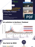 Association of air pollutants and hospital admissions in Chiang Mai, Thailand