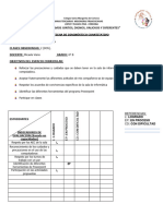 6º Grado B DIAGNÓSTICO CUANTITATIVO