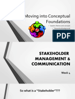 Stakeholder Management & Communication