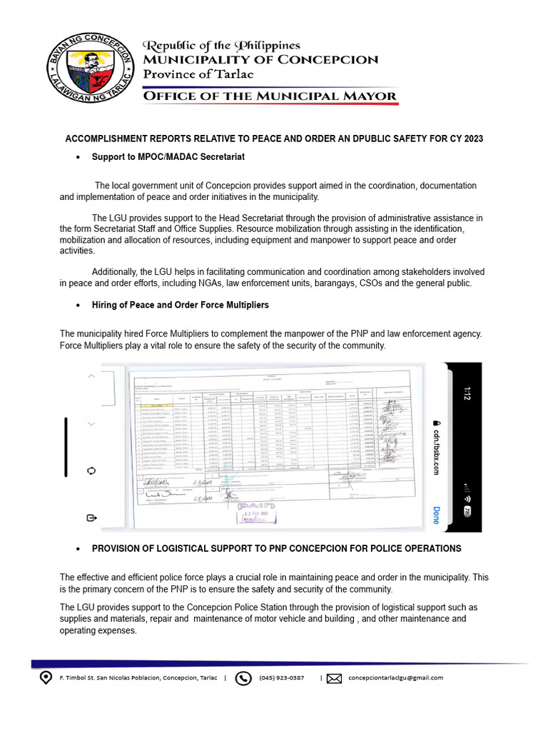 Post Activity Report Pdf Logistics