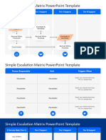 01 Simple Escalation Matrix Powerpoint Template 16x9 2