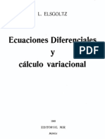 Elsgoltz L. Ecuaciones Diferenciales y Calculo Variacional