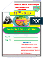 12th Commerce Full Study Material English Medium 2023-24