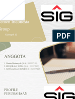 MGT Strategik - PT. Semen Indonesia Group - Kelompok 12