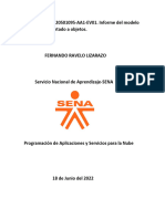 Evidencia GA4-220501095-AA1-EV01. Informe del modelo conceptual orientado a objetos.