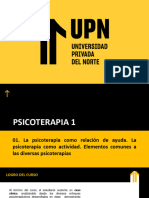 Sesión 01 - Psicoterapia 1 PDF