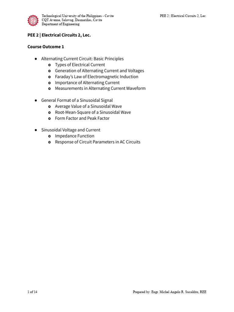 03.13 Pee 2 Co1 | PDF | Electromagnetic Induction | Alternating Current