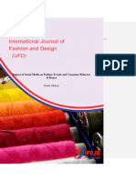 Impact of Social Media On Fashion Trends and Consu