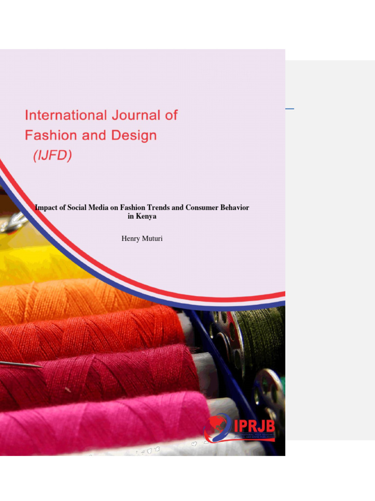 Social Media's Impact on Kenya's Fashion Trends | PDF | Popular Culture ...