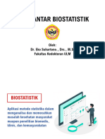 Materi 1 - Pengantar Biostatistik