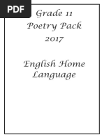 Grade 11 Poetry Booklet 20171