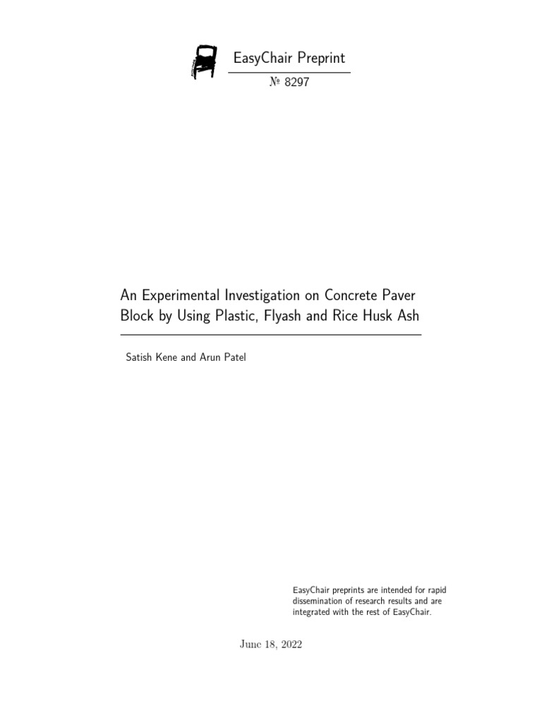 7 An Experimental Investigation On Concrete Paver Block By Using Pdf