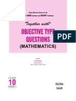 Cbse Cl10 Otq Term 2 Mathematics