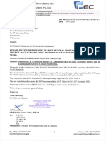 1147-Submission of Evaluation Report of Contractors Claim No 02 Submitted Claiming EOT For Exceptionally Adverse Climate Conditions. New New