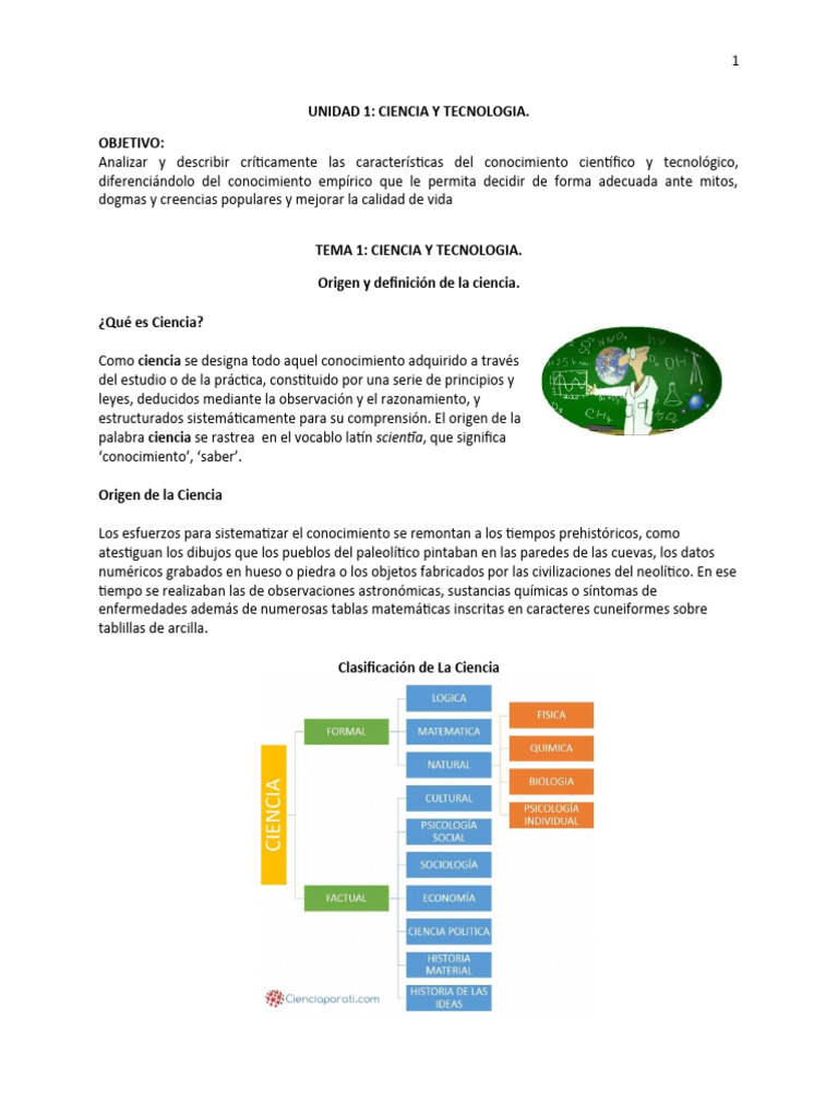 Ciencia y Tecnología: Impacto en la Vida | PDF | Vector Euclidiano ...