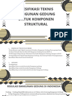 Spesifikasi Teknis Bangunan Gedung Untuk Komponen Struktural Gedung A