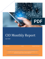 CIO Monthly Report for 04-2018