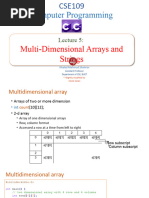 CSE109JUL2023 - LectureSlide - 05 (Array+String)