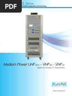 EuroTel Med Power UHF-VHF Air-Cooled Series Ed 2013