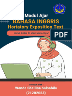 Wanda - Modul Ajar Hortatory Exposition Text