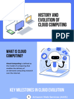 Case Study On History and Evolution of Cloud Computing