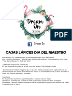 Lapices Día Del Maestro Dream On