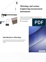 Metrology and Various Engineering Measurement Instruments