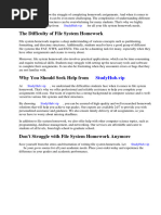 File System Homework