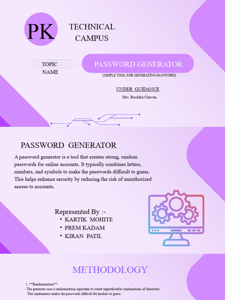 Password Generator Tool Overview | PDF | Password | Security