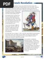 French Revolution Differentiated Reading Comprehension Activity