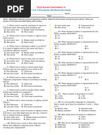 Q3 - Computer Hardware Servicing 8 - TQ