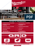 Electricians Apprentice Tool List - Clickable PDF