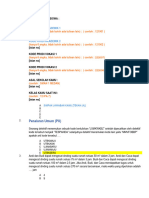 Kode Prodi Akademik 1: Nama Lengkap Siswa: (Isian No 1001)