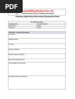 Application Form - Permanent Employees