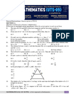 X-Sample Paper (UTS-09 By O.P. GUPTA)