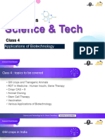 Lecture 4 - Application of Biotechnology
